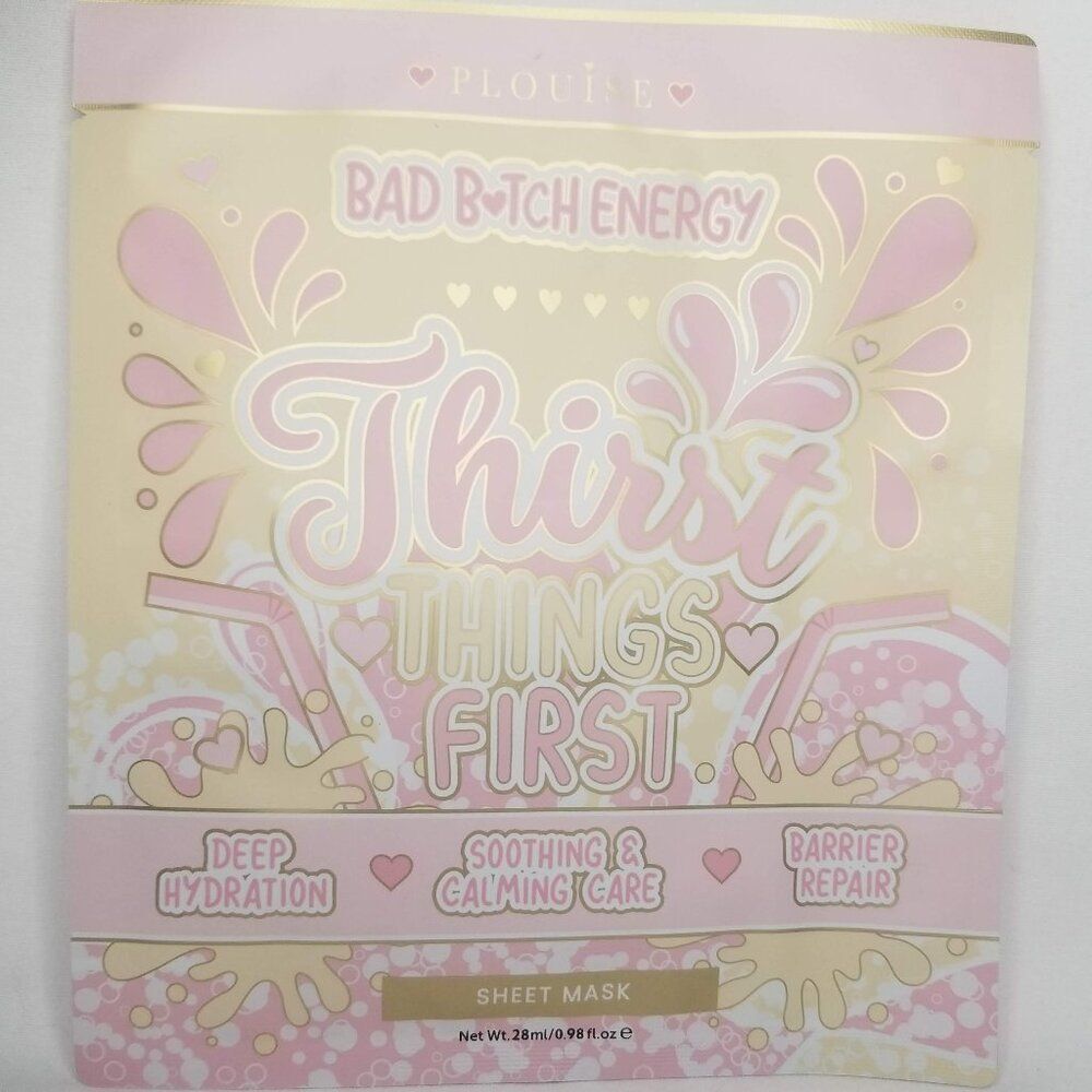 P.Louise - Bad B❤︎tch Energy - Thirst Things First Sheet Mask